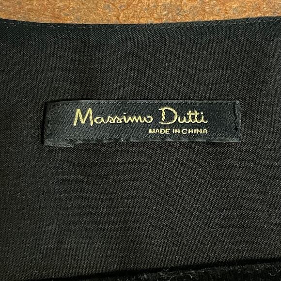 Massimo Dutti Women's Open Front Cardigan Cover Up Top Black Size Small - Picture 4 of 9